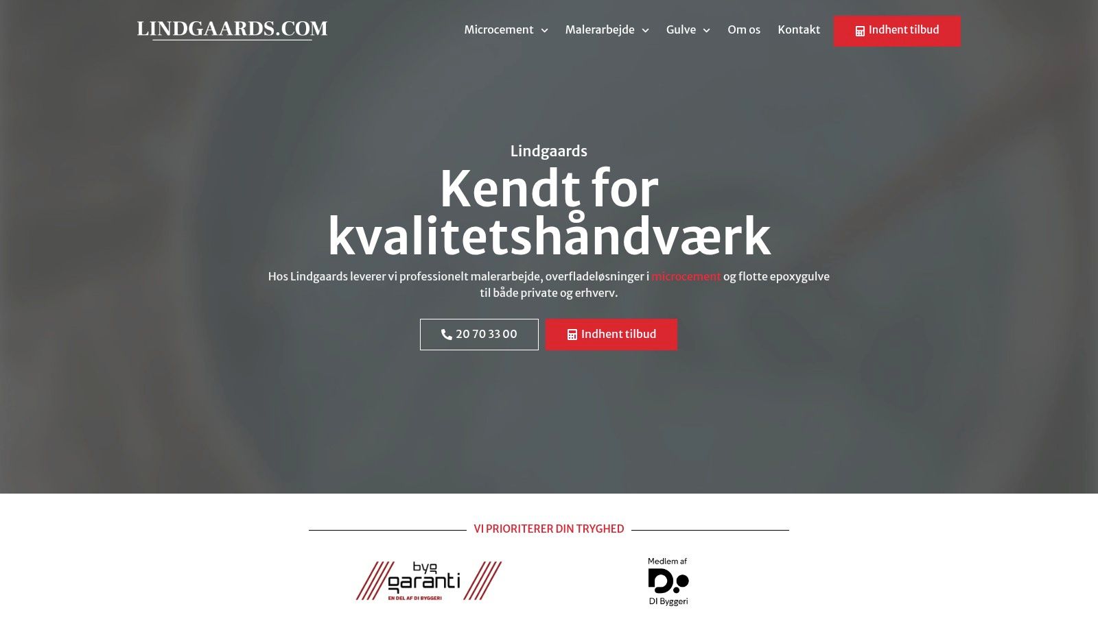 Screenshot from https://lindgaards.com