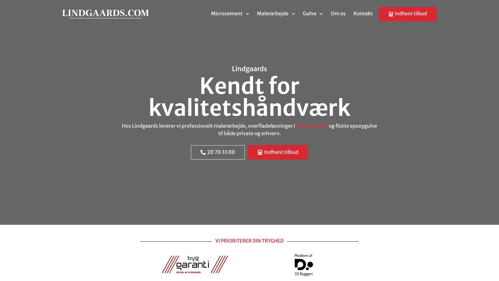 Screenshot from https://lindgaards.com