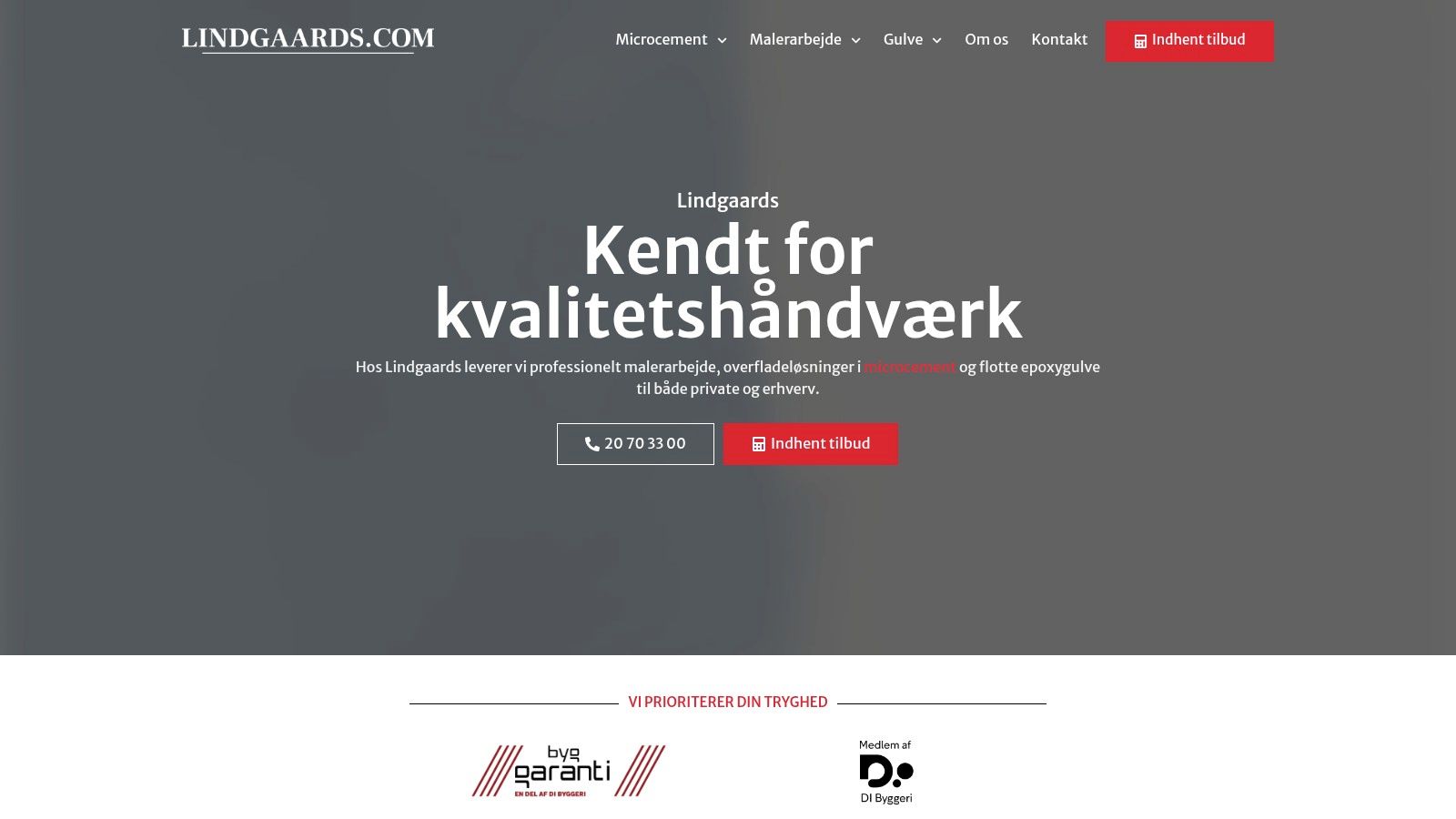 Screenshot from https://lindgaards.com