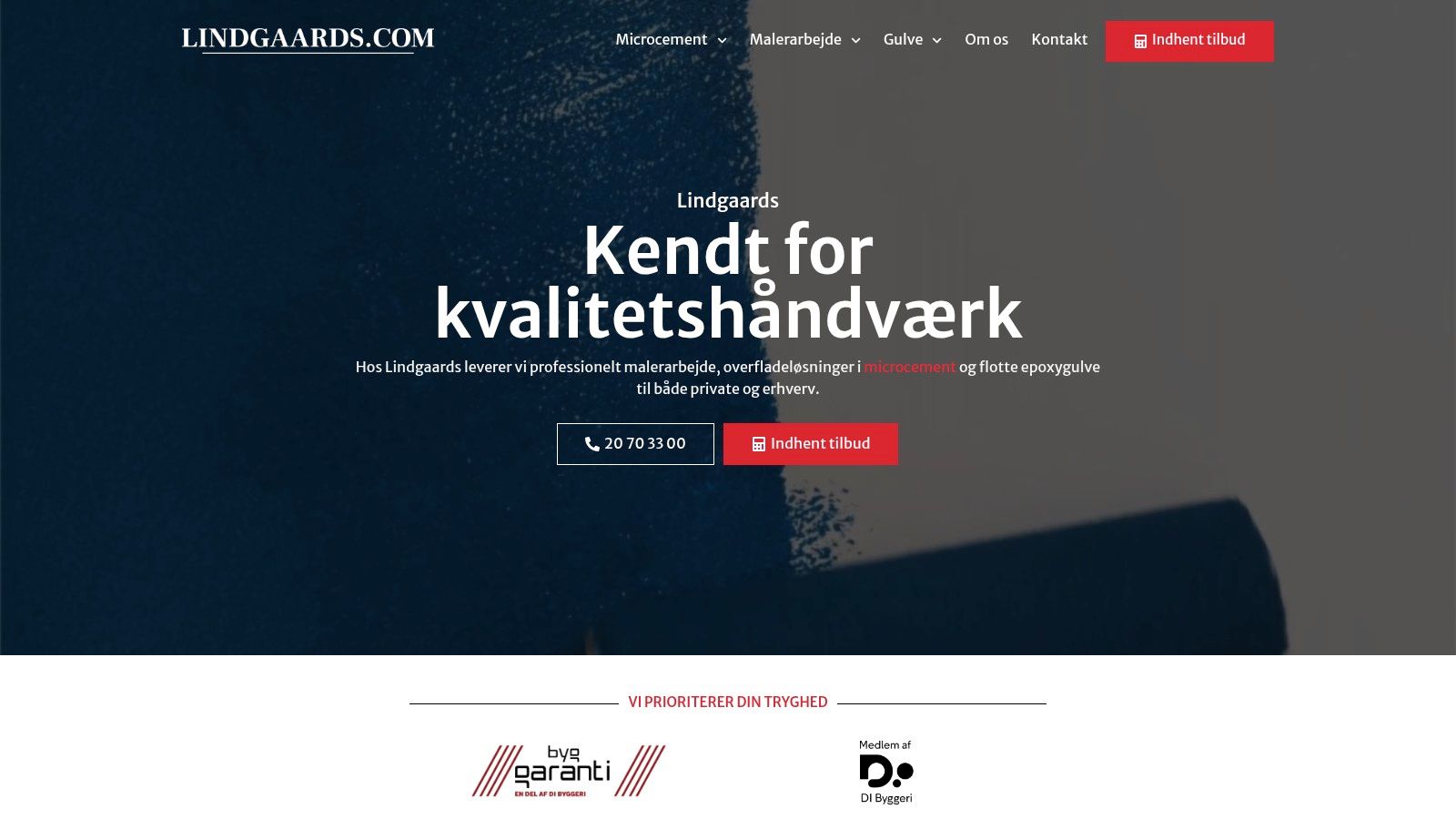 Screenshot from https://lindgaards.com