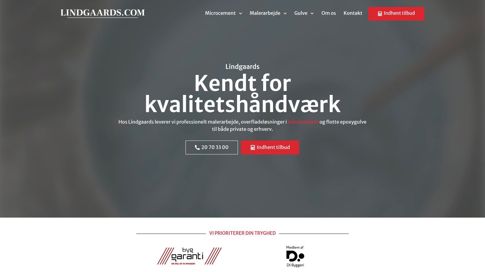 Screenshot from https://lindgaards.com