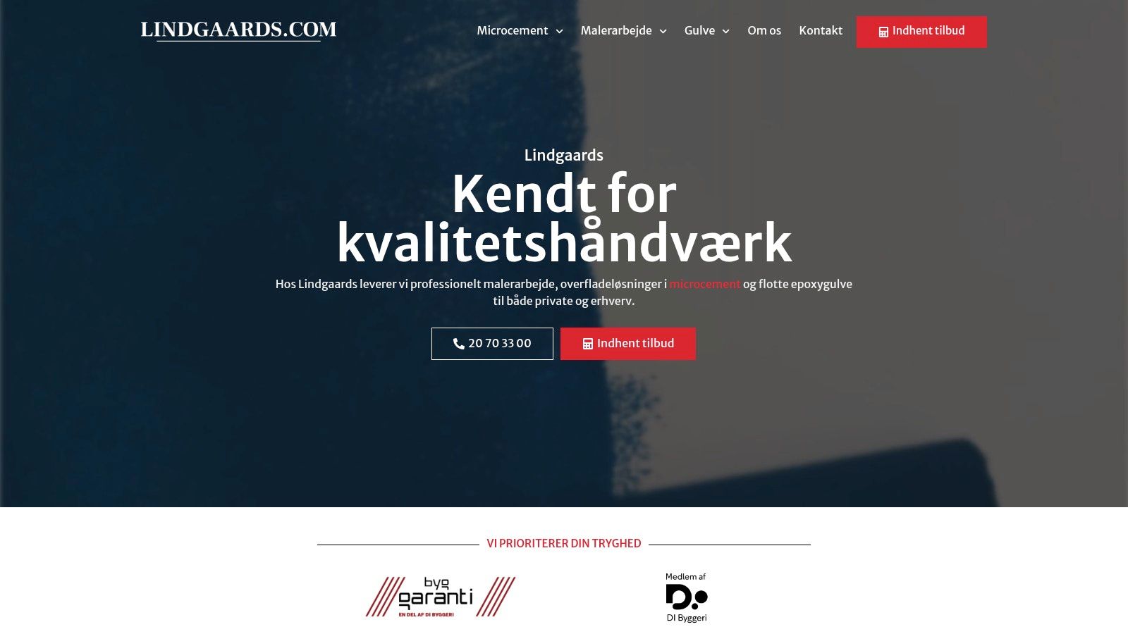 Screenshot from https://lindgaards.com